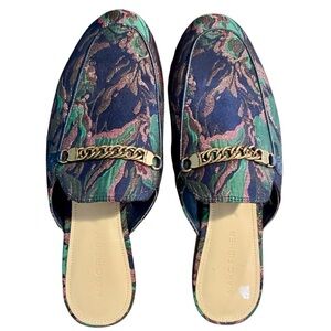 Marc Fisher Tapestry Chain Mules – Size 7M